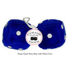 3 Inch Royal Navy Blue Plush Dice with White Dots